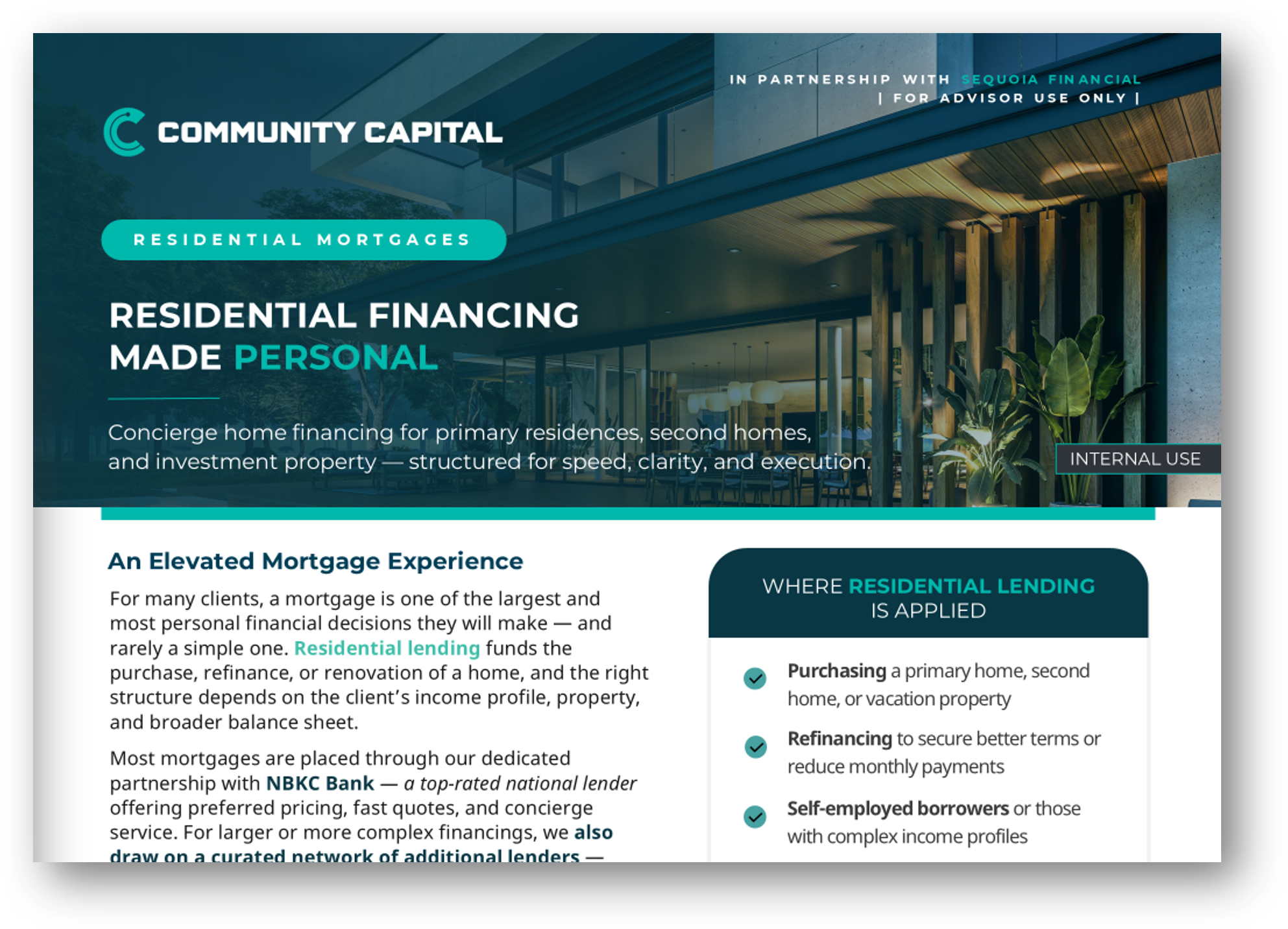 Residential Lending